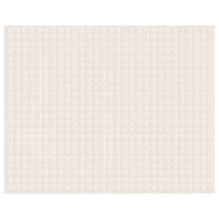 vidaXL Weighted Blanket Light Cream 235x290 cm 11 kg Fabric 3
