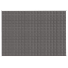 vidaXL Weighted Blanket Grey 138x200 cm Single 6 kg Fabric 3