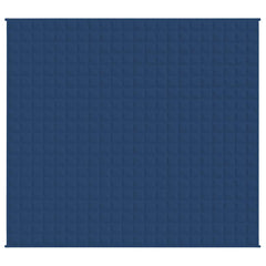vidaXL Weighted Blanket Blue 220x235 cm King 11 kg Fabric 3