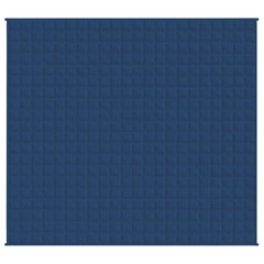 vidaXL Weighted Blanket Blue 220x235 cm King 15 kg Fabric 3