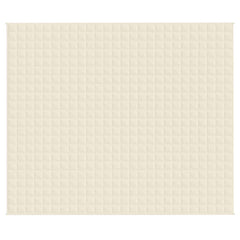 vidaXL Weighted Blanket Light Cream 220x260 cm 15 kg Fabric 3