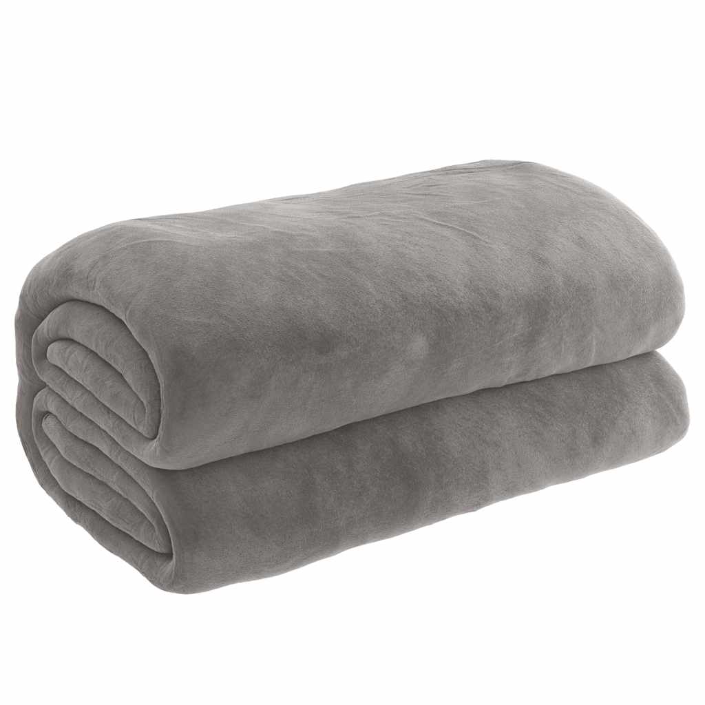 Weighted Blanket with Cover Fabric Grey Length 220 cm 155 cm 7 kg