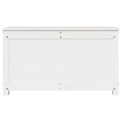 vidaXL Storage Box White 80x40x45.5 cm Solid Wood Pine 5