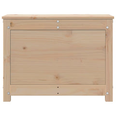 vidaXL Storage Box 60x32x45.5 cm Solid Wood Pine 5