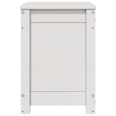 vidaXL Storage Box White 60x32x45.5 cm Solid Wood Pine 6