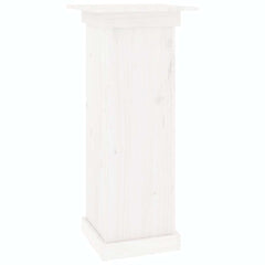 vidaXL Flower Stand White 40x40x90 cm Solid Wood Pine 2