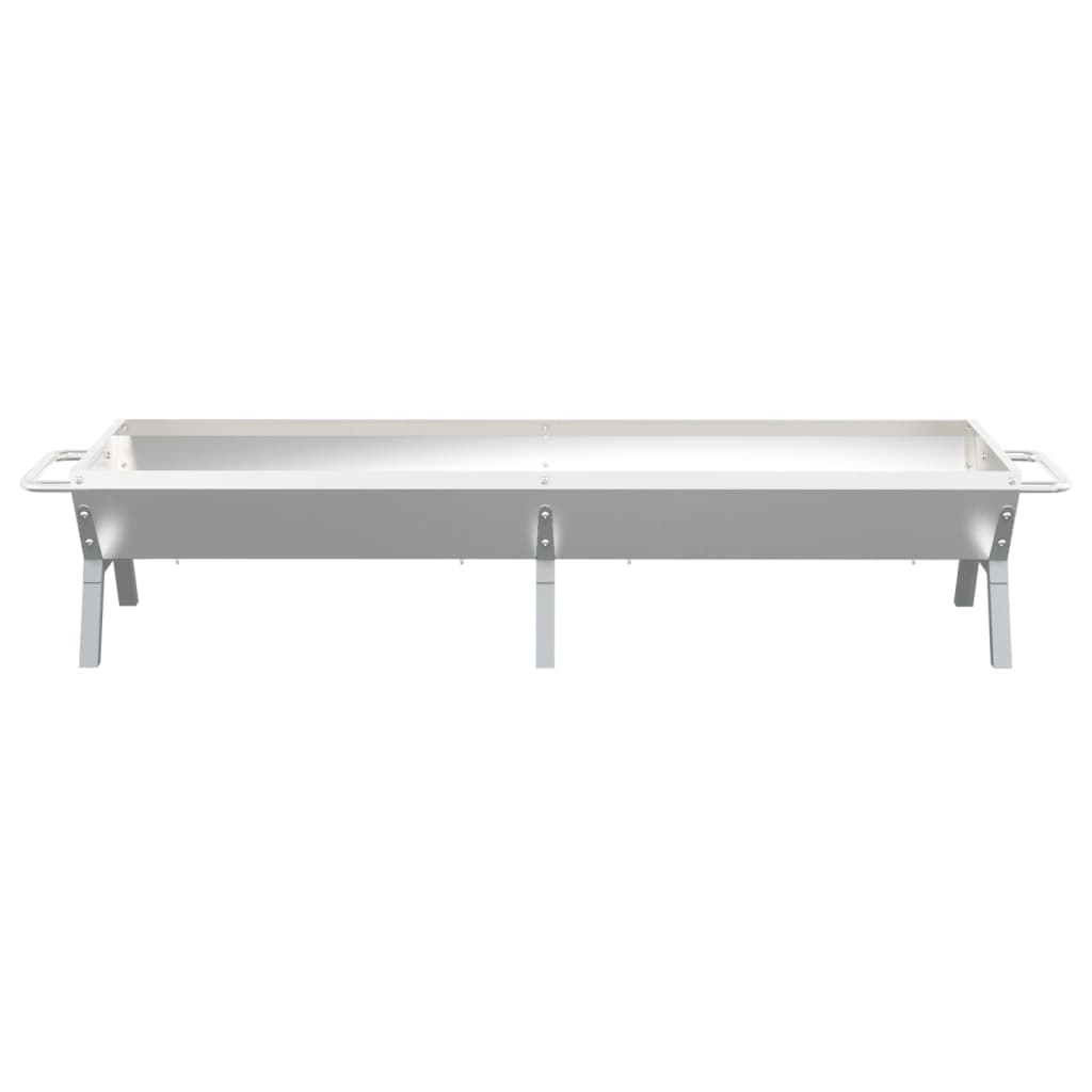 BBQ Tray Silver Stainless Steel 158 cm 31 cm