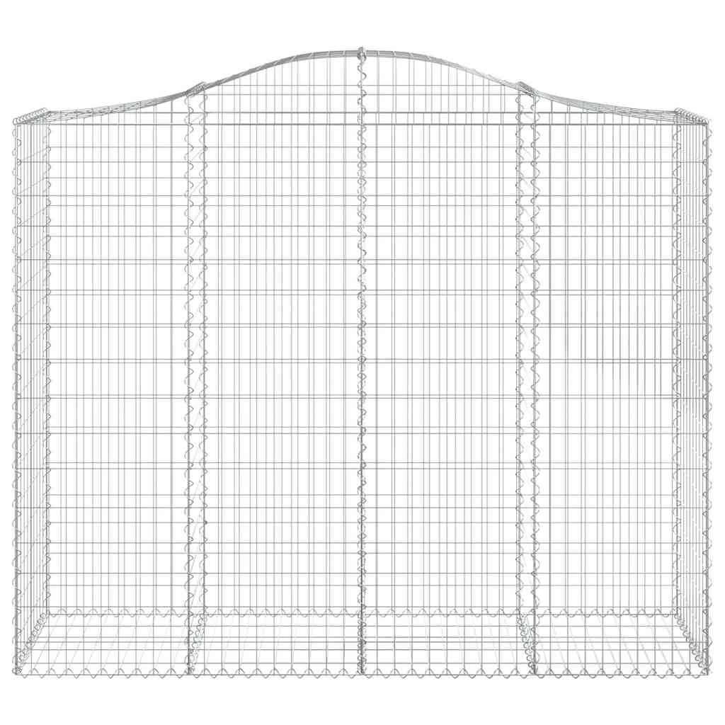 Arched Gabion Basket Galvanised Iron 1 200 x 30 x 40/60–200 x 50 x 220/240 cm 200 x 50 x 160/180 cm