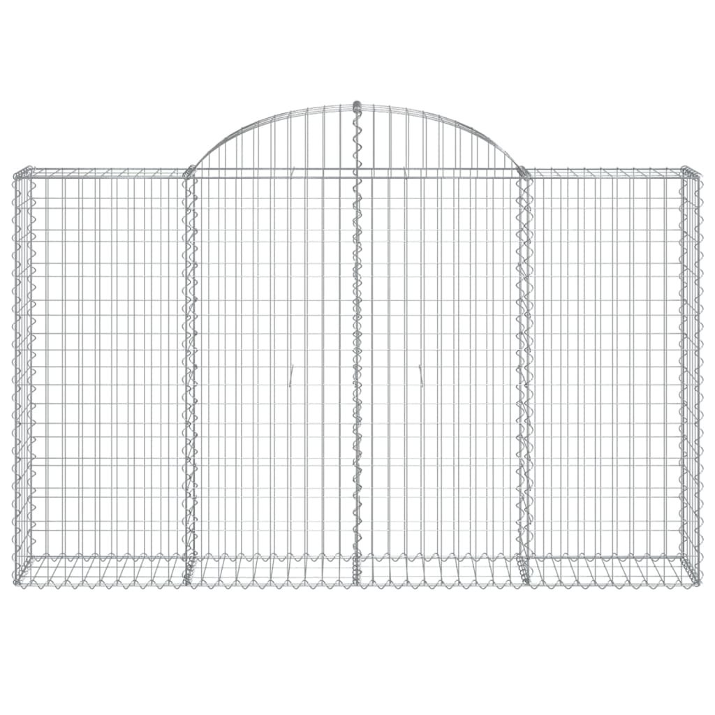 Arched Gabion Basket Galvanised Iron 1 200 x 30 x 40/60–200 x 50 x 220/240 cm 200 x 30 x 120/140 cm