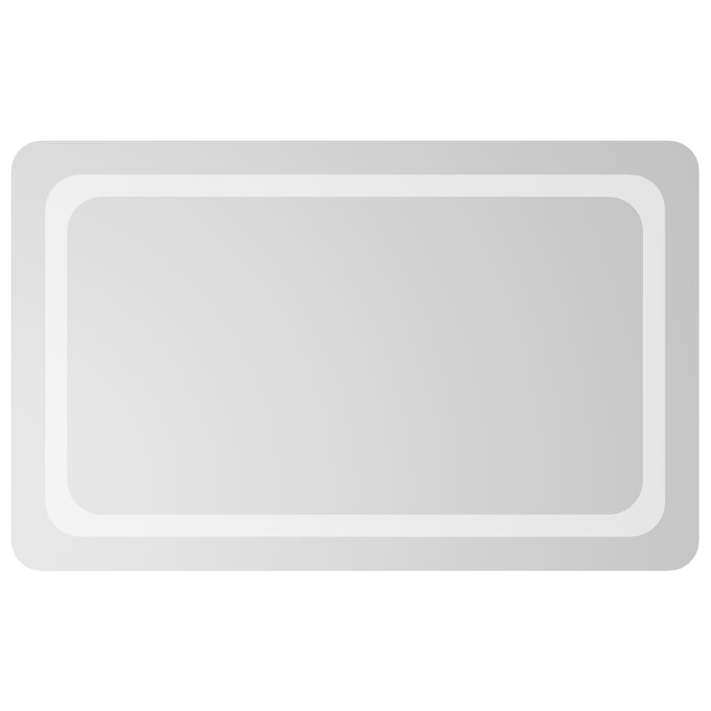 vidaXL LED Bathroom Mirror 50x80 cm 3