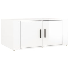 vidaXL Coffee Table High Gloss White 80x50x36 cm Engineered Wood 2