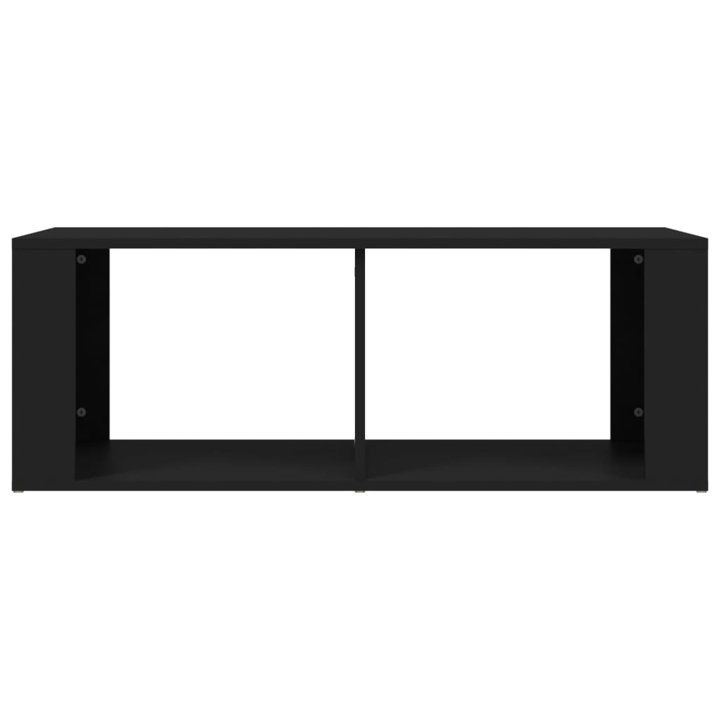 vidaXL Coffee Table Black 100x50x36 cm Engineered Wood 5