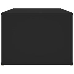 vidaXL Coffee Table Black 100x50x36 cm Engineered Wood 6