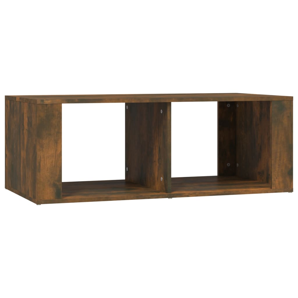 vidaXL Coffee Table Smoked Oak 100x50x36 cm Engineered Wood 2
