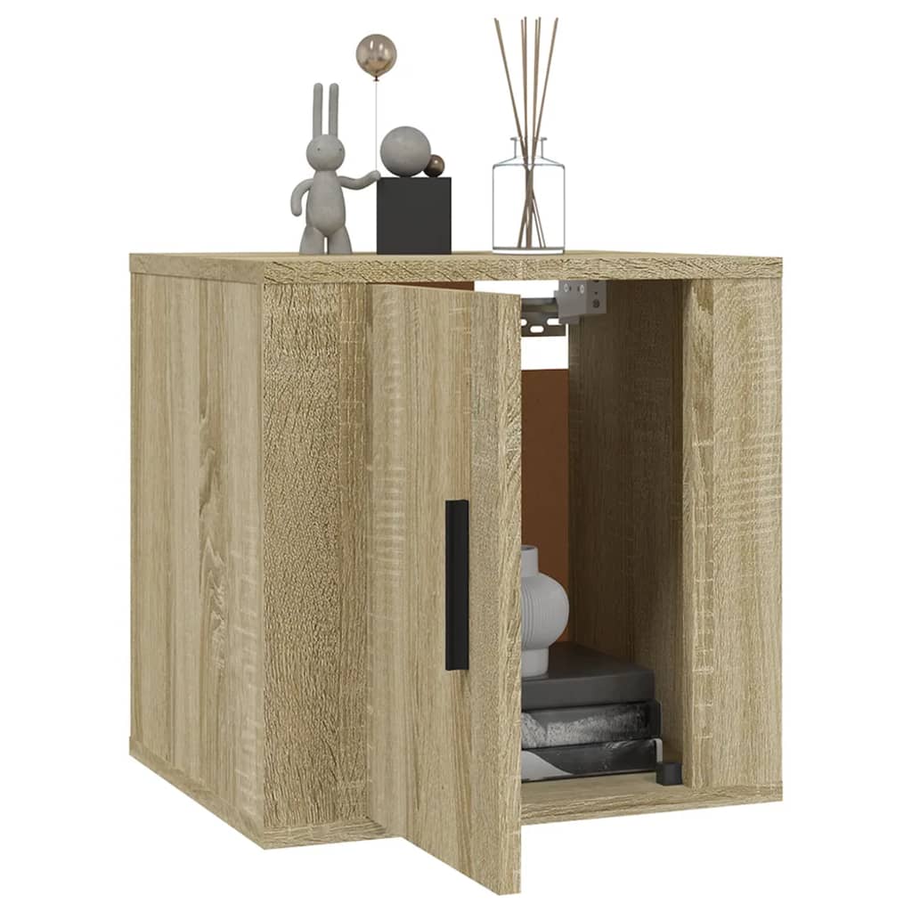 Wall-mounted TV Cabinet Set 40x34,5x40 cm 2 Sonoma oak 40 cm