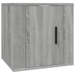 vidaXL 2 Piece Wall-mounted TV Cabinet Set Grey Sonoma 40x34,5x40 cm 4