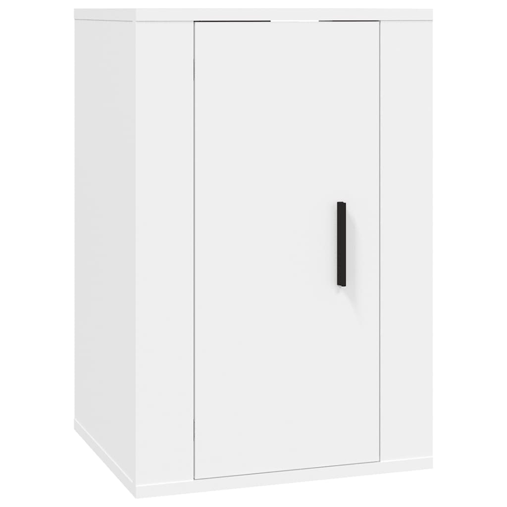 vidaXL 2 Piece Wall-mounted TV Cabinet Set White 40x34,5x60 cm 4