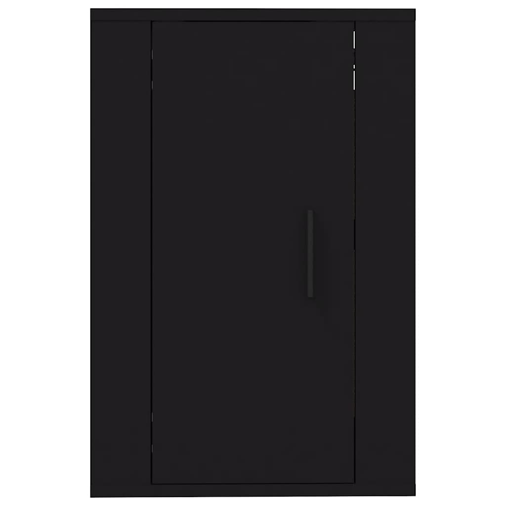 vidaXL 2 Piece Wall-mounted TV Cabinet Set Black 40x34,5x60 cm 5