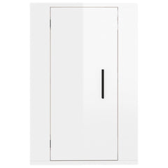 vidaXL 2 Piece Wall-mounted TV Cabinet Set High Gloss White 40x34,5x60 cm 5