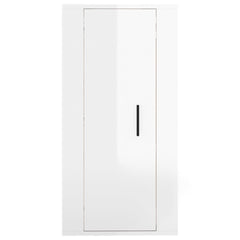 vidaXL Wall Mounted TV Cabinet High Gloss White 40x34,5x80 cm 4
