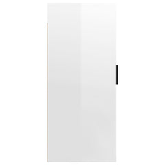 vidaXL Wall Mounted TV Cabinet High Gloss White 40x34,5x80 cm 6