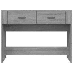 vidaXL Console Table Grey Sonoma 100x39x75 cm Engineered Wood 6