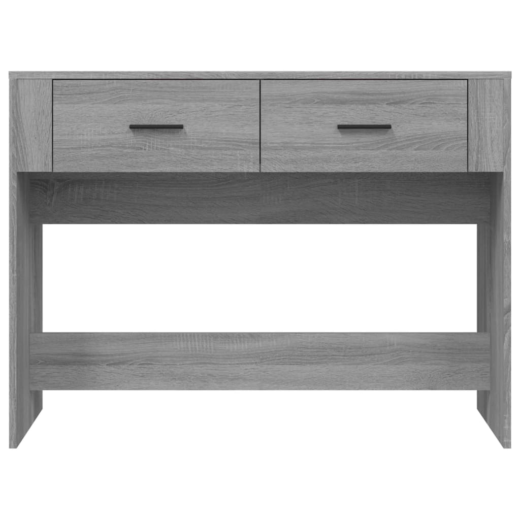 vidaXL Console Table Grey Sonoma 100x39x75 cm Engineered Wood 6