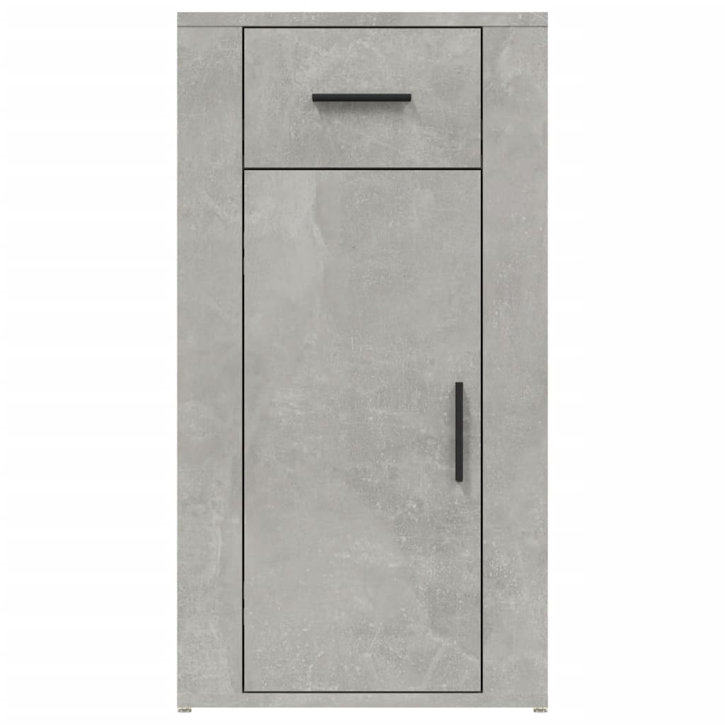 vidaXL Desk Cabinet Concrete Grey 40x49x75 cm Engineered Wood 6