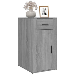 vidaXL Desk Cabinet Grey Sonoma 40x49x75 cm Engineered Wood 4