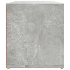 vidaXL TV Cabinet Concrete Grey 100x31.5x35 cm Engineered Wood 6