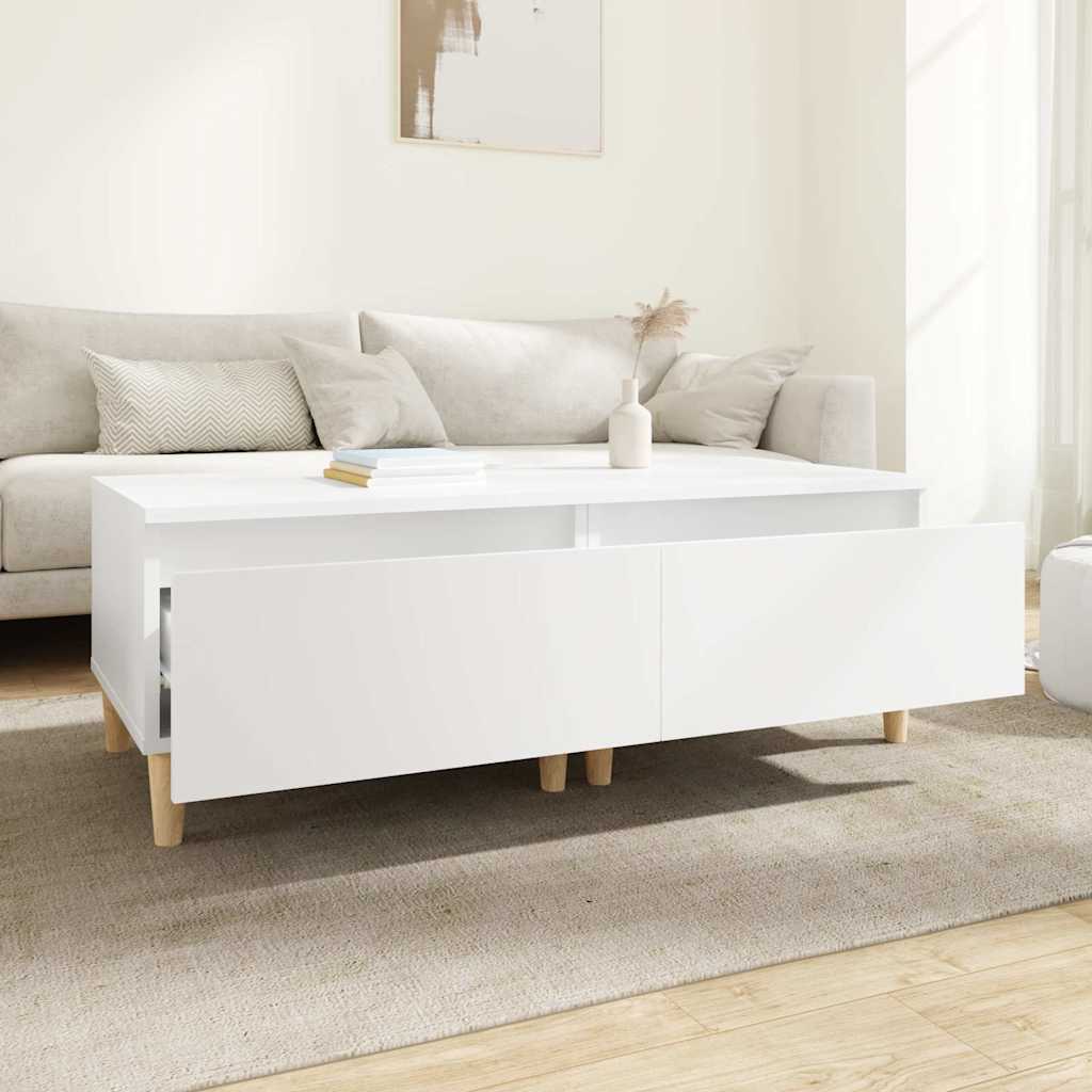 vidaXL Side Tables 2 pcs White 50x46x35 cm Engineered Wood 3