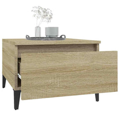 vidaXL Side Tables 2 pcs Sonoma Oak 50x46x35 cm Engineered Wood 5
