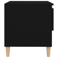vidaXL Bedside Tables 2 pcs Black 50x46x50 Engineered Wood 6