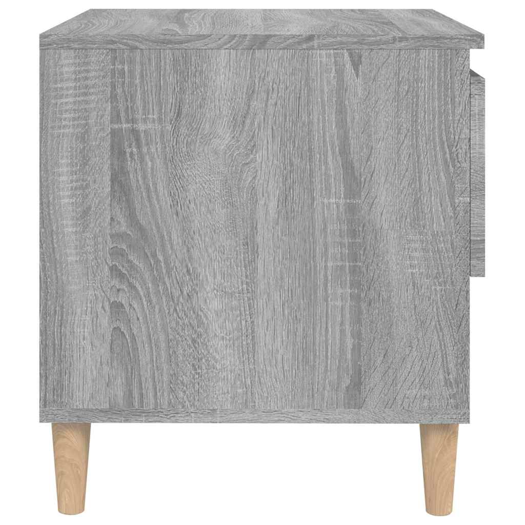 vidaXL Bedside Tables 2 pcs Grey Sonoma 50x46x50 Engineered Wood 6
