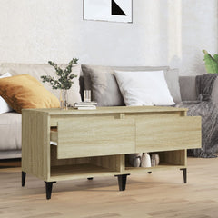 vidaXL Side Tables 2 pcs Sonoma Oak 50x46x50 cm Engineered Wood 3