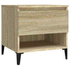 vidaXL Side Tables 2 pcs Sonoma Oak 50x46x50 cm Engineered Wood 6