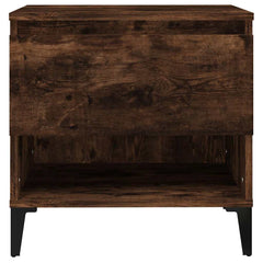 vidaXL Side Table Smoked Oak 50x46x50 cm Engineered Wood 6