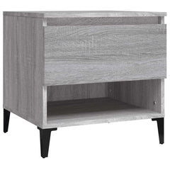 vidaXL Side Tables 2 pcs Grey Sonoma 50x46x50 cm Engineered Wood 6