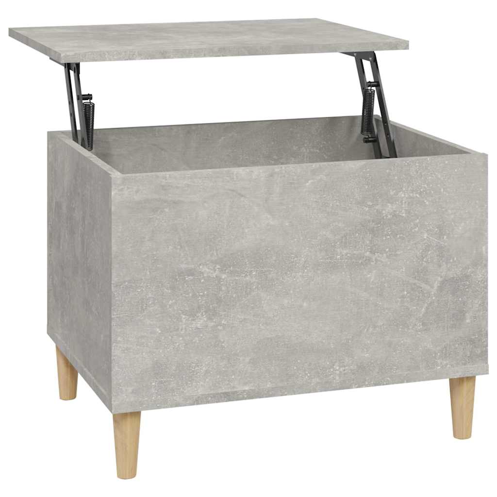 vidaXL Coffee Table Concrete Grey 60x44,5x45 cm Engineered Wood 2
