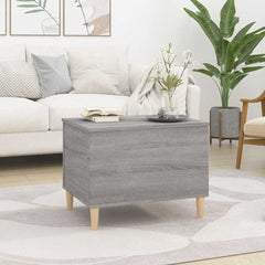 vidaXL Coffee Table Grey Sonoma 60x44,5x45 cm Engineered Wood 3