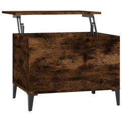 vidaXL Coffee Table Smoked Oak 60x44,5x45 cm Engineered Wood 2