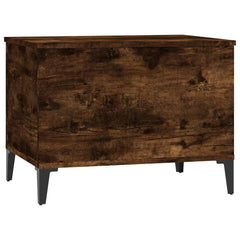 vidaXL Coffee Table Smoked Oak 60x44,5x45 cm Engineered Wood 4