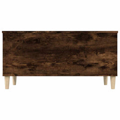 vidaXL Coffee Table Smoked Oak 90x44,5x45 cm Engineered Wood 5