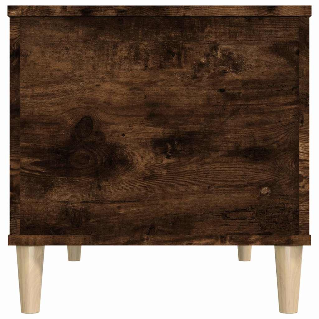 vidaXL Coffee Table Smoked Oak 90x44,5x45 cm Engineered Wood 6