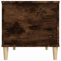vidaXL Coffee Table Smoked Oak 90x44,5x45 cm Engineered Wood 6