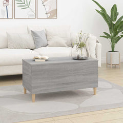 vidaXL Coffee Table Grey Sonoma 90x44,5x45 cm Engineered Wood 3