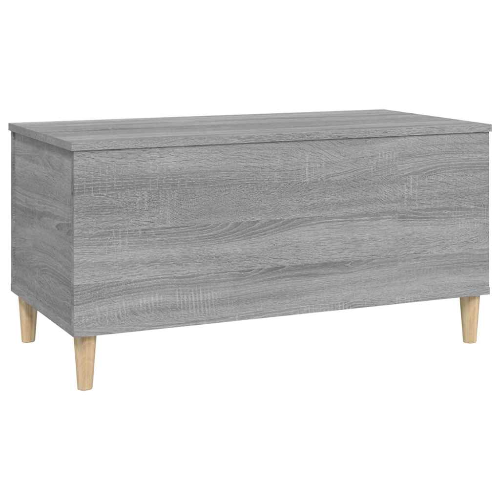 vidaXL Coffee Table Grey Sonoma 90x44,5x45 cm Engineered Wood 4