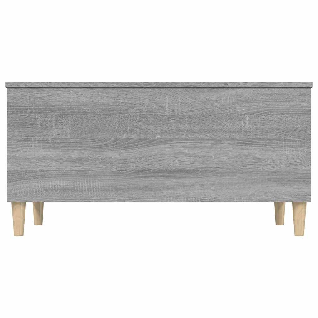 vidaXL Coffee Table Grey Sonoma 90x44,5x45 cm Engineered Wood 5