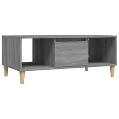 vidaXL Coffee Table Grey Sonoma 90x50x36,5 cm Engineered Wood 2