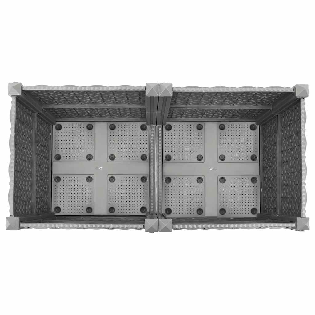 vidaXL Raised Bed 80x40x38 cm Polypropylene 4